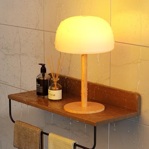 IP65 Shower Lamp Waterproof, 7500mAh Rechargeable Shower Lamp for Inside Shower, 18 Colors Cordless Shower Light, Stepless Dimming LED Table Lamp for Bathroom Bathtub Patio Outdoor by WelcometoFULNIX