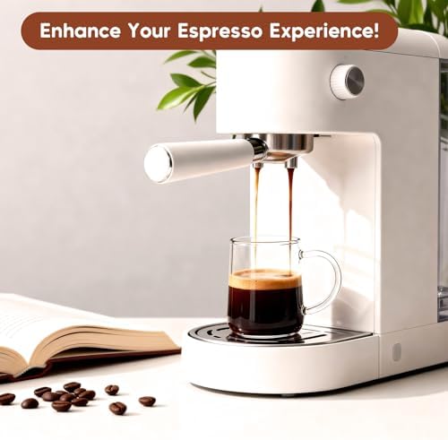 Glass Espresso Cups Set of 2, 3 oz Clear Espresso Shots Cup with Handle, Mini Coffee Cups Glasses Mugs, Demitasse Cups, Cappuccino Cup, Suit for Espresso Machine, Microwave Dishwasher Safe - Image 5