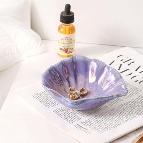 Ceramic Shell Jewelry Tray,Ring Holder,Trinket Dish,5.75 Inch - Image 5
