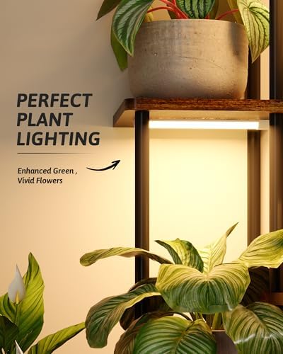 GENTINGBRO Plant Stand Indoor with Grow Lights Corner Plant Stand - Image 4