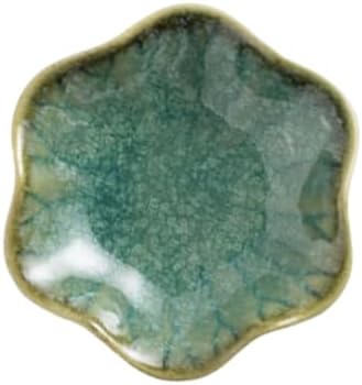 Ceramic Trinket Tray, Petal Shaped Catchall for Vanity, Nightstand or Desk, Small Organizer for Jewelry and Tiny Essentials Ceramic Trinket Tray Jewelry Vanity Catchall Tabletop Organizer Nightstand by Unknown