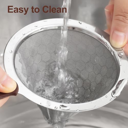 Pour Over Coffee Dripper, MISETTO Stainless Steel Filter,Easy to Clean Paperless pour over coffee maker,Reusable Filter,Cone Dripper with Removable Cup - Image 5