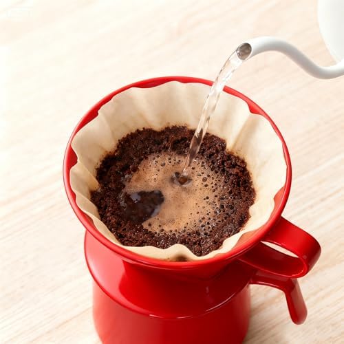 Ceramic Pour Over Coffee Dripper, V-Shaped Coffee Filter Cone - Image 5