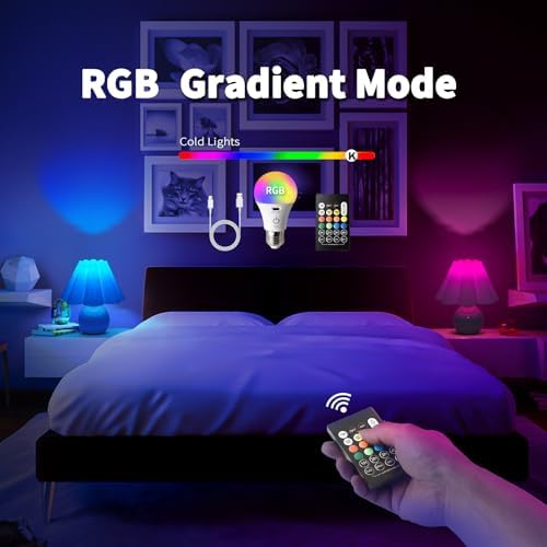 Rechargeable Crodless Small Table Lamp, Battery Operated Remote Control LIght Blue Mini Cute Table Lamps for Bedroom Nightstand, Cute Small Table Lamp for Small Spaces for Kitchen Counter, Bookshelf - Image 4