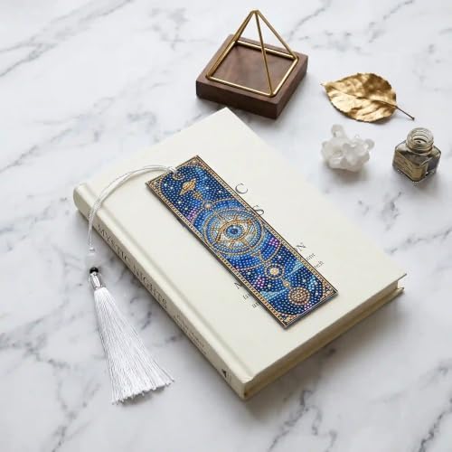 8 Pack Diamond Painting Bookmark, Diamond Art Bookmarks DIY Kit for Adult - Image 7
