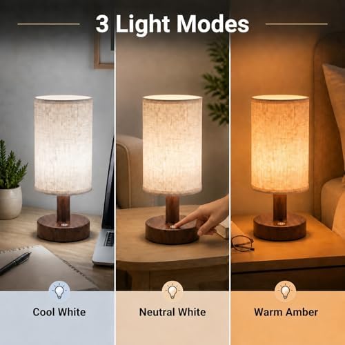 Mini Cordless Bedside Lamp, Touch Rechargeable LED Night Light - Image 4