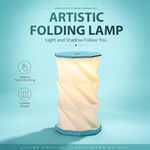 Portable Foldable Table Lamp, Japanese Gift, Paper Lantern Lights - Image 2