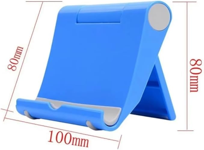 Flexible Foldable Cell Phone Tablet Desk Stand Holder Smartphone Mobile Phone Bracket for Mobilephone Stand (Red)