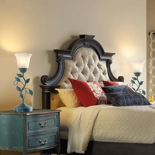 Vintage Touch Table Lamp for Living Room with 2 USB C+A Ports - Image 4