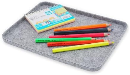 Welaxy Felt Gray Lid for Deep Storage Bin Desk Drawer Organizer Sleek Caddy by Welaxy