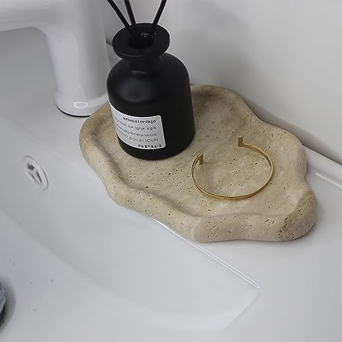 Natural Travertine Tray Cloud Shape, Jewelry Dish Trinket Dish, Key Tray for Women Gift Home Décor - Image 4