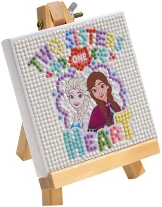 DIAMOND ART CLUB Mini Easels - Two Sisters One Heart Diamond Art Kits by DIAMONDARTCLUB