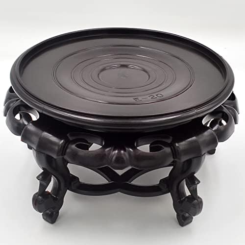 fengshuisale Oriental Furniture Fishbowl Stand Vase Base Stable Home Decoration Display Stand（7.9 in） - Image 3