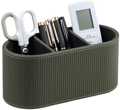 Remote Control Holder Pen Pencil Holder Desk Organizer Caddy(Green) by Cretkhp