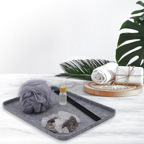 Welaxy Felt Gray Lid for Deep Storage Bin Desk Drawer Organizer Sleek Caddy - Image 6