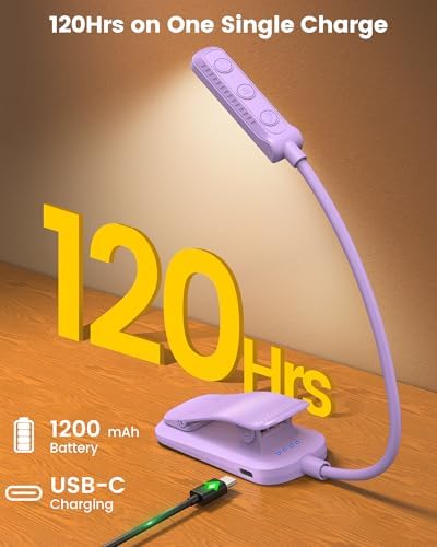 Glocusent 13 LED Book Lights for Reading at Night, Gifts for Book Lovers - Image 5