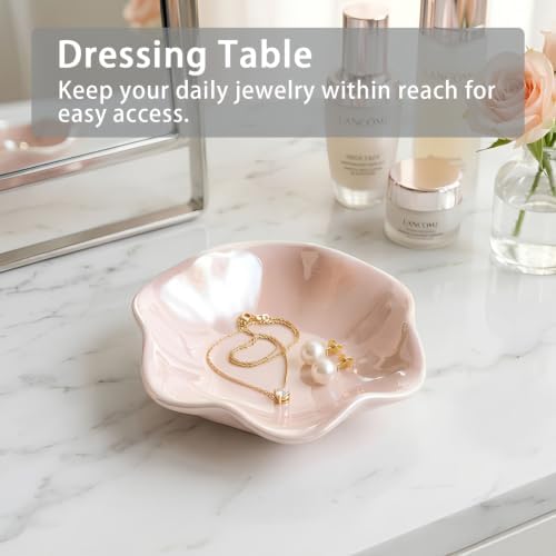 Ceramic Ring Dish, Jewelry Trinket Tray for Rings and Earrings - Image 2