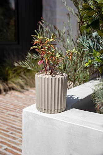 Veradek Demi Series Demi 6" Planter w/Tray - Sand, 2 Pack - Image 4