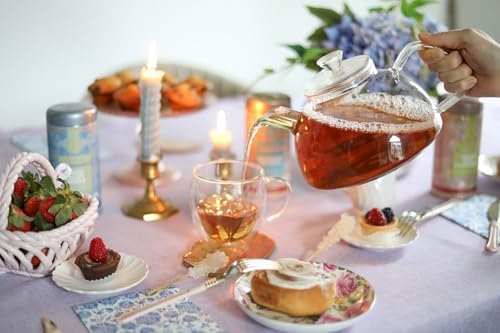 Teabloom Innovative Filtered Borosilicate Glass Teapot With Microdot Whole Leaf Tea Glass Infuser, 40 ounces – A Pure & Immersive Tea Experience – Tea Purist's Choice - Image 4