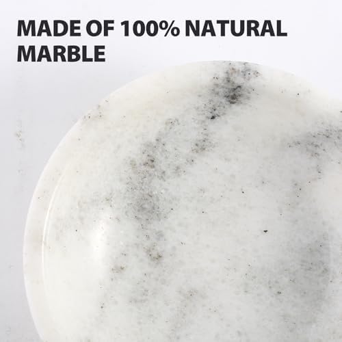 Koville Luxury Natural White Marble Incense Holder, Upgraded 6" Incense Holders for Sticks, Sturdy Incense Burner Ash Catcher, Ideal for Meditation, Relaxing, Easy to Clean - Image 2