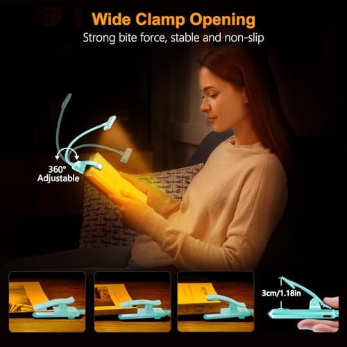 Gritin 19 LED Rechargeable Book Light for Reading in Bed - Image 7