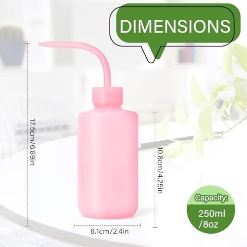 XXXFLOWER 2Pcs Small Squeeze Watering Can for Indoor Plants 250 ML Pink - Image 2