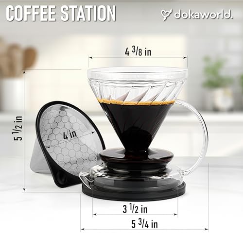 Pour Over Coffee Dripper for Daily Brewing - Manual Eco Brewer - Image 4