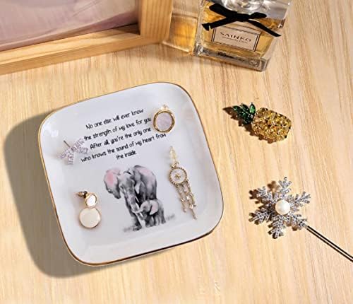 Elephant Gifts for Mom Jewelry Dish Gifts for Mom Mother's Day Christmas - Image 4