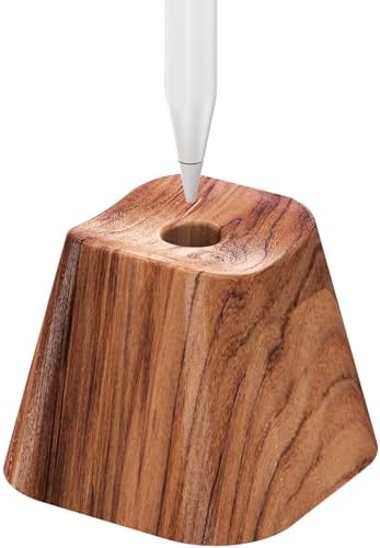 Solid wood vertical Pencil 1 2 Holder bracket Compatible with Stylus container. Ballpoint bracket stand Pen rest.Universal pen Racks Protect case and Stylus box-FBZ-M by FEIFANZHEUS