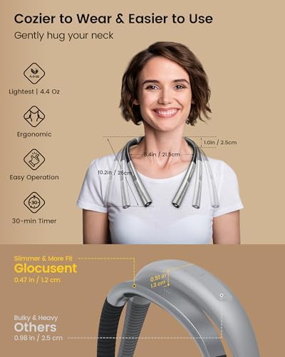 Glocusent Upgraded LED Neck Reading Light, Book Light for Reading in Bed - Image 2