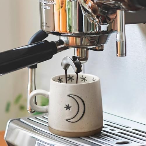 Ceramic Mug, Moon and Sun Coffee Mug with Handle, Daily Use Gift for Her/Him, Durable & Stylish Tea Cups for Home, Office - Dishwasher & Microwave Safe - Image 5