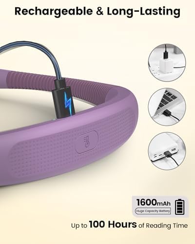 Glocusent Bendable Neck Light, 100 Hours Reading Light for Book Lover Gifts - Image 4