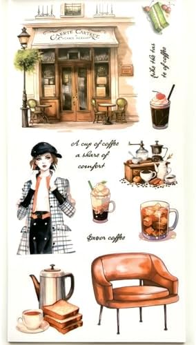 Aesthetic Journaling Sticker Books for Adults - Pre-Cut Scrapbook Stickers Vintage 20 Sheets Junk Journal Supplies Watercolor Scrapbooking Stickers Planner Cottagecore Decorative DIY Arts Craft Making - Image 3