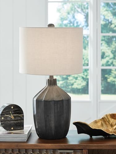 Signature Design by Ashley Jilton Table Lamp, 25-Inch Black for Nightstand - Image 4
