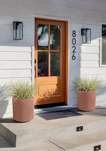 Veradek Demi Series Planter - Large Round Outdoor Planter - Image 4