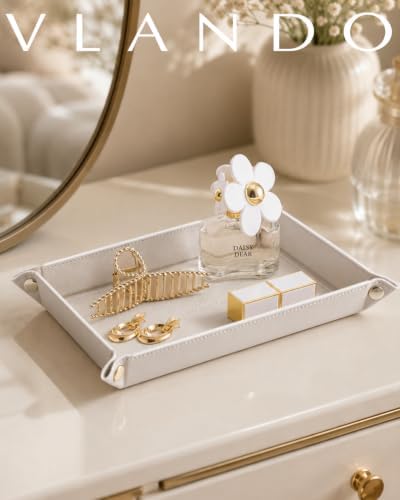 VLANDO Hawthorn Rectangle Valet Tray for men、key、ring - Image 6
