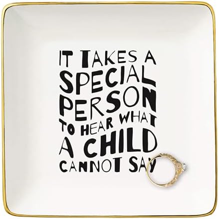 NZY It Takes A Special Person-Thank You Gift, Special Ed Teacher & Behavior Analyst Gift-Ceramic Jewelry Tray Trinket Holder Ring Dish by NZY