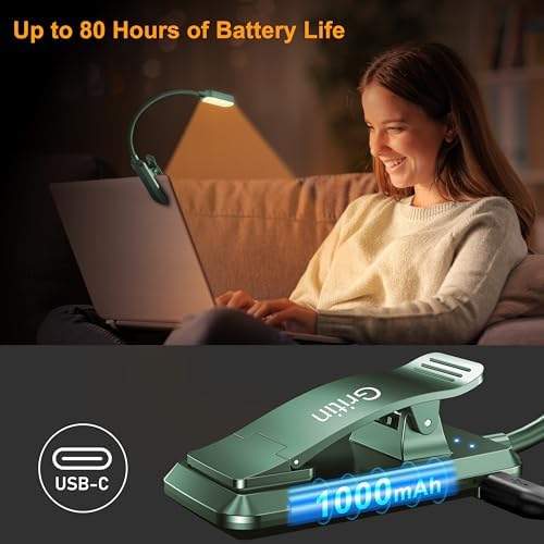 Gritin 16 LED Rechargeable Book Light for Reading in Bed - Image 6