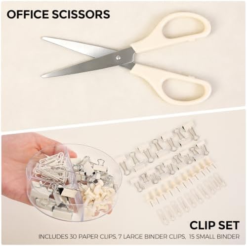 SKYDUE Desk Organizer Set with 360° Rotating Pen Holder - Image 3