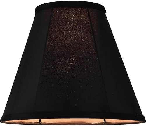 GO&SO Black Bell Lamp Shades, Set of 2, 6" Top x 13" Bottom x 9.8" High - Image 6