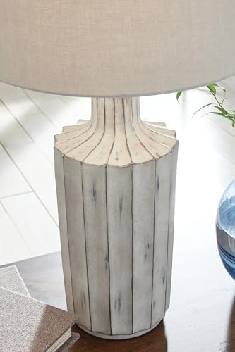 Signature Design by Ashley Table Lamp, Distressed Brown, 26-Inch - Image 5