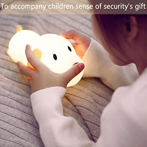 Dog Night Light, Cute Silicone Puppy Lamp Dimmable Portable Dog Lamps - Image 2