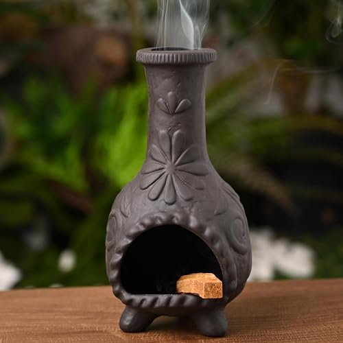 MOUGIGI Elegant Handmade Black Palo Santo Holder–Incense Cone Stick Burner by MOUGIGI