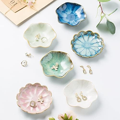 BEUNAIZER Jewelry Dish Tray, Ring Dish, Ceramic Trinket Tray, Key Bowl - Image 2