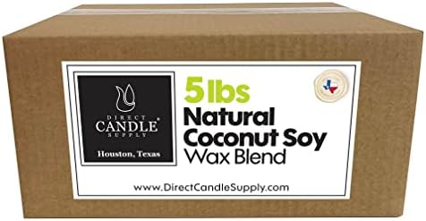 Direct Candle Supply 5lb Coconut Soy Wax Blend for Candle Making by DirectCandleSupply