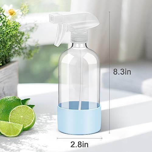 Glass Spray Bottles for Cleaning - 16 oz Spray Bottles with Silicone Sleeve - Image 4