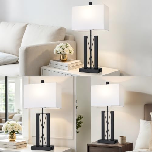 Lolikit 25" Modern Table Lamp for Living Room,Bedside Lamp for Bedroom - Image 6