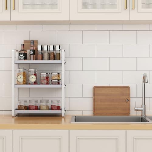 HNRLOY Bathroom Counter Organizer, Bathroom Counter Shelf, Makeup Organizer - Image 2