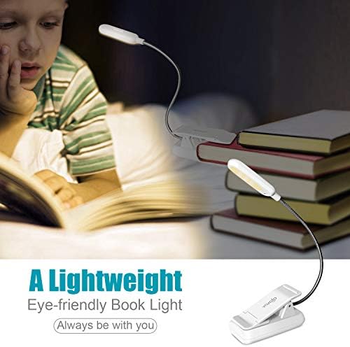 VAVOFO Rechargeable Reading Light, Clip on Book Light for Reading in Bed - Image 6