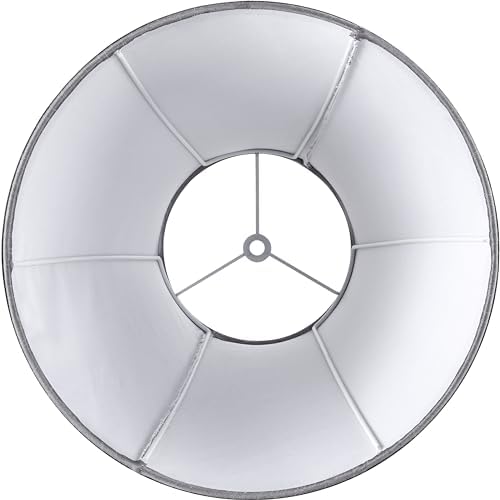GO&SO Grey Bell Lamp Shade, Medium, 6"Top x 13"Bottom x 9.8"High - Image 4